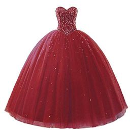 2020 vestido de vinhos de vinho de alta qualidade vestido quinceanera vestido de cristal de cristal vestido de festa vestidos de 15 anos qc12762490717