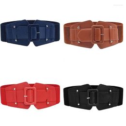 Belts -Extra Wide Waistband Fashion Elastic Stretch Decorative Belt Accessories Personalised