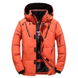 Men's Down Parkas Jackets Men Winteroutwear Thick Warm Snow Parka Fashion Coats Casual Man Outdoor High Quality 221122