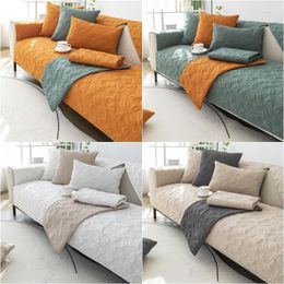 Chair Covers Nordic Jacquard Sofa For Living Room Quilting Non-Slip Cover Pet Mat Couch Sofas Furniture