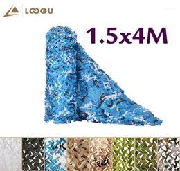Couleurs 154m Camouflage militaire renforcé NETS ARMAL HUNTING Garden Fence Shade Outdoor Camo Nettin 15x4M 154 15x4 Tents et