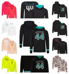 F1 Team Dress New No.44th hooded sports sweater Spring and Autumn Winter Car Logo Sports Racing Clothing