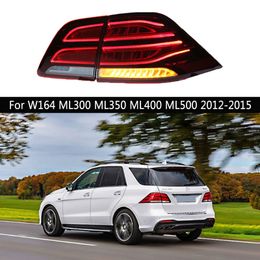 Car Taillight Dynamic Streamer Turn Signal For Benz W164 ML300 ML350 ML400 ML500 2012-2015 Fog Brake Running Tail Lamp Lighting