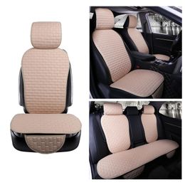 Car Seat Covers Line Cover Protector Front Rear Back Cushion Pad Mat With Backrest For Auto Automotive Interior Truck Suv Or Van