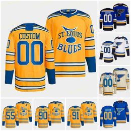 25 Kyrou St. Blues 2022-23 Reverse Retro Jersey Vladimir Tarasenko Brayden Schenn David Perron Justin Faulk Ryan O'Reilly Torey Krug Colton''Nhl''Shirt