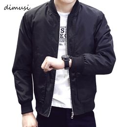 Men's Leather Faux DIMUSI Bomber Jacket Spring Autumn Windbreaker Coats Mens Casual Solid Thin Male Brand Outerwear Clothing 4XL TA117 221122