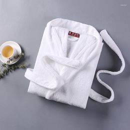 Men's Sleepwear Men Bathrobe Winter Hooded Long Thick Towel Warm Bath Robe Luxury Soft Thermal Dressing Gown Male Robes