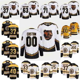 88 David Pastrnak Bruins 2022-23 Reverse Retro Jersey Patrice Bergeron Trent Frederic A.J. Greer Jake DeBrusk David Krejci Charlie Coyle''Nhl''Shirt