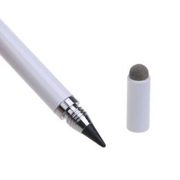 High-Sensivity Fibre and Cloth Capacitive Stylus 3-in-1 3-tip Universal Touch Screen Pen for All Tablets Cell Phones