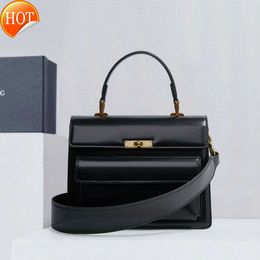Women's Luxury Designer Handbags Textured Leather Briefcase 2023 New Fashion Multi-functional Wide Belt Single Shoulder Bag Factory Direct Sales