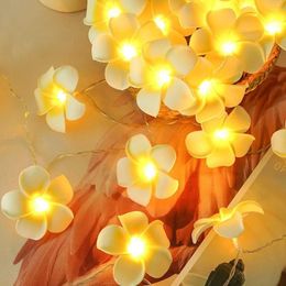 Strings String Christmas Lights Outdoor 10ft 20 LED Battery Powered Waterproof Flower Garden Blossom Lighting Party Home Decoration
