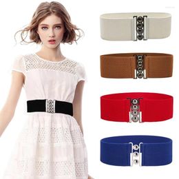 Belts 2022 Women Belt Elastic Wide Girdle For Girl Dress Decoration Waistband Lady High Waist Weight Slimming Corset Ceinture Femme