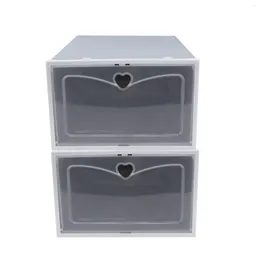 Clothing Storage 2Pcs Thickened Shoe Box Home Boxes Male Container Footwear