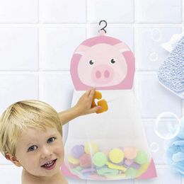 Storage Boxes Useful Wall-mounted Baby Bath Toys Pouch Sand Bag Waterproof Quick Drainage