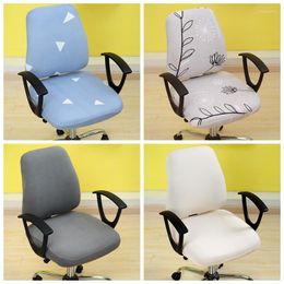 Chair Covers Universal Computer Cover Split Office Lifting Rotating Seat Backrest Cushion Learning Stool