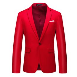 Mens Suits Blazers 15 Colour Formal Jackets Business Uniform Work Blazer Tops Solid Regular Slim Fit White Wedding for Big Size 221123