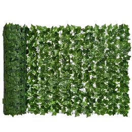 Faux Floral Greenery Artificial Privacy Fence Fake Leaves Hedge Leaf Panels for Office Garden Wall Balcony Decoration Indoor Outdoor Decor 221122