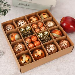 Christmas Decorations 42pcs Tree Balls 6cm Big Multicolor Ornaments Set for Home Party Decor 221123