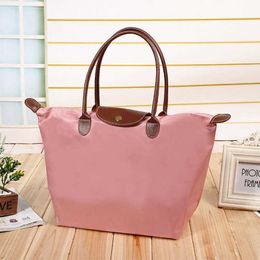 2024 Shoulder Bags Fashion Mom Shopping Handbag Oxford Beach Cloth Womens Folding Storage 10a1s