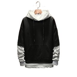 Men's Hoodies Sweatshirts FAVOCENT Fashion Mens Stitching Hoodie Hip Hop Street Tops Male Loose Casual Wear Plus Size M-5XL 221123