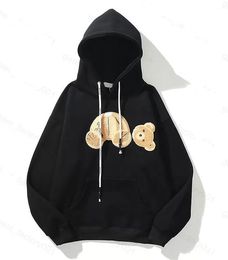 Erkek Hoodies Tişörtü Erkek Tasarımcı Kazak Sprey Baskılı Kapşonlu avuç içi Melek Hoodie Gevşek Aşıklar Pa Jumper Kadınlar Hoody Büyük Boy fg