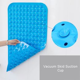 Bath Mats 36x71cm Suction Cup Safety Shower tub Non Slip room Floor PVC Waterproof Massage Foot Pad 221123