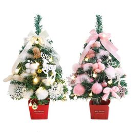 Christmas Decorations Table Top Tree With Lights Small Tabletop Decoration For Fireplace 221123