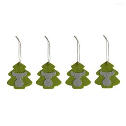 Christmas Decorations Tree Pendant Elk Head 4-piece Set 2022 Items