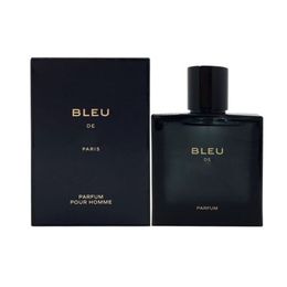 High-End-Parfums Damen BLEU Herrenduft Black Cologne Parfum Spray Dauerhaft erfrischende holzige Düfte 100 ml