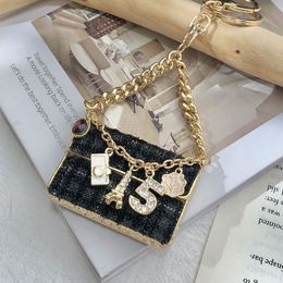 Creative Fashion Jewellery Bag Keychain Pendant Cute Alloy Shoulder Bags Keychains Accessories Gift In Bulk