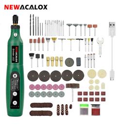Angle Grinder ACALOX USB Charging Variable Speed Mini Machine Rotary Tools Kit Set with 126pcs Engraving Accessories 221122