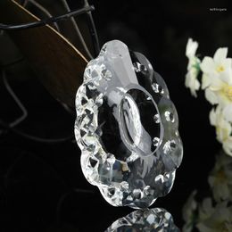 Chandelier Crystal Camal 10pcs 50mm Clear Peacock Shaped Prism SunCatcher Pendant Wedding Ornament Hanging Lamp Lighting Parts