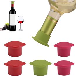 Kitchen Bar tool Silicone Wine Stoppers Magic Hat Wine Bottle Caps Decorative Wines Sealer Preserver Reusable Wine-Corkss