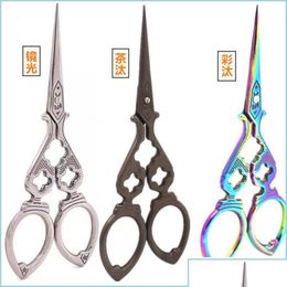 Craft Tools Craft Tools Sewing Embroidery Vintage Scissor Gold Zigzag Tailor Scissors For Fabric Thread Cutter Handicraft 20220510 D Dhiwb