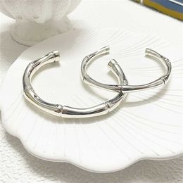 2023 Jewellery silver family bamboo bracelet for men and women