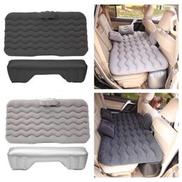 Interior Accessories Rear Seat Air Mattress Inflatable Rest Cushion Sleeping Bed Pad Couch Mat For Tent Going Out Hiking Camping Truck RV