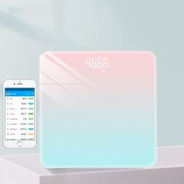 Body Weight Scales Bluetooth BMI Bathroom Smart Electronic LCD Digital Balance Composition Analyzer 221121