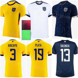 National Team Ecuador Soccer 11 Michael Estrada Jerseys 22-23 World Cup 10 Romario Ibarra 16 Jeremy Sarmiento 5 Jose Cifuentes 26 Kevin Rodriguez Football Shirt Kits