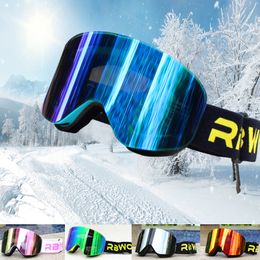 Ski Goggles Biathlon Double Lens Glasses UV400 Magnet Anti-Fog Men Freestyle Alpine Cross-Country Jumping ing Sunglass Women 221122