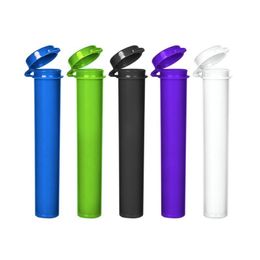 Smoking Accessories 95mm Acrylic Plastic Doob Tube Waterproof Airtight Smell Proof Odour Sealing Herb Container