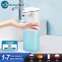 Liquid Soap Dispenser Automatic Sensor Touchless Infrared Usb Charging Foam Hand Sanitizer For Bathroom 221123