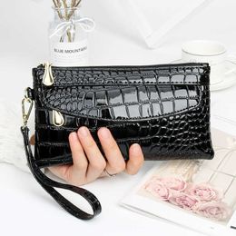 Wallets 1pc Fashion Women'S Wallet Solid Colour odile Pattern Card Wallet Clutch Purse Phone Clutch Wallet For Women Ladies L221101