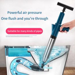 Other Bath Toilet Supplies Pipe Plunger Drain Unblocker High Pressure Air Blaster Cleaner Powerful Manual Pneumatic Dredge Equipment Clogged 221123