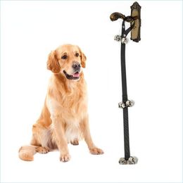 Other Dog Supplies Pet Dog Bells Open Door Training Doorbell Lock Hang Pl Bell Dogs Supplies Drop Delivery Home Garden Dhgzm