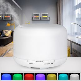 Essential Oils Diffusers Air Humidifier Oil 300ML 500ML 1000ML With Lights Remote Control Ultrasound Electric Aromatherapy 221122