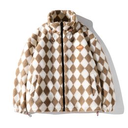 Giacche da uomo inverno e coppia di donne cappotto streetwear Furx Lamb Furt Fashion Plece Sherpa per maschio 221123