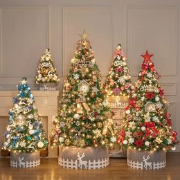 Christmas Decorations 60cm Christmas Tree Artificial Premium Hinged Spruce with Metal Stand Retardant PVC 800 Branch Tips xmas tree Home Decor 2023 221123