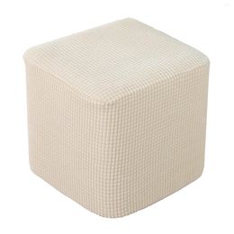 Chair Covers Bench Cushion S Soft Rectangle Pouffe Footstool Living Room