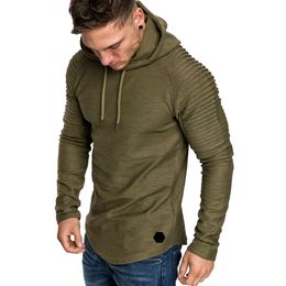 Men's Hoodies Sweatshirts Spring Men Hoody Male Long Sleeve Solid Color Slim Hooded Sweatshirt Brand Clothing 221123