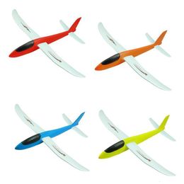 Simulators Outdoor Hand Throwing Airplane Diy Epp Foam Flexible Durable Model Toy For Children Birthday Gift 221122